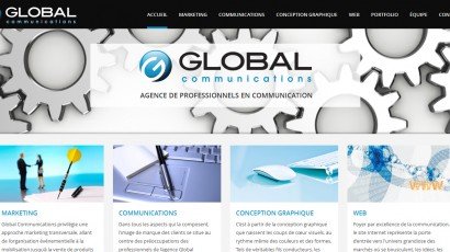 web design global communications 410x230 - Conception de site internet | Portefolio
