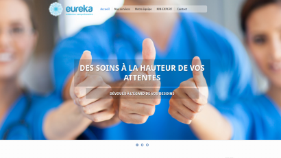 clinique eureka 410x230 - Conception de site internet | Portefolio