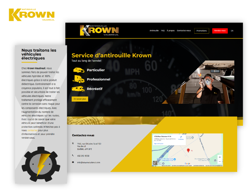 Une refonte accessible et optimisée pour Krown Vaudreuil
